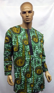 Green-Print-Dashiki-Print