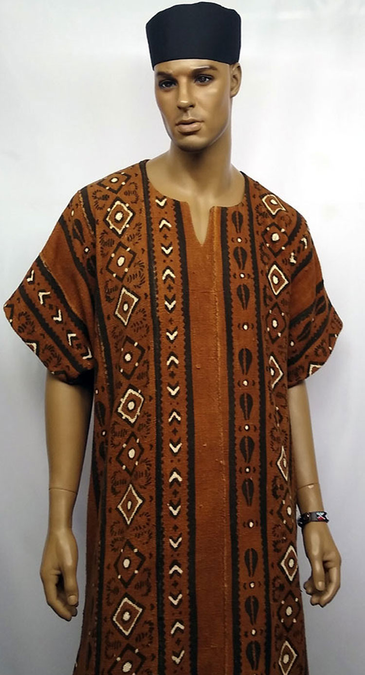 African Mud Cloth Dashiki Shirt