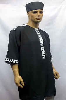 Custom-Black-White-Paneled-Dashiki