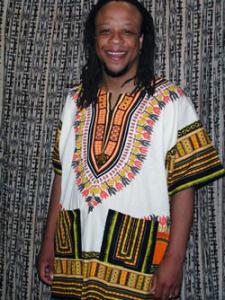 Kente Print Dashiki Shirt