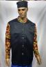 African Kente Nehru Collar Dashiki Shirt