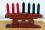  Kwanzaa Custom Kinara Complete w/Candles