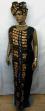 African Two-Toned Print Dress w/Matching Head Wrap